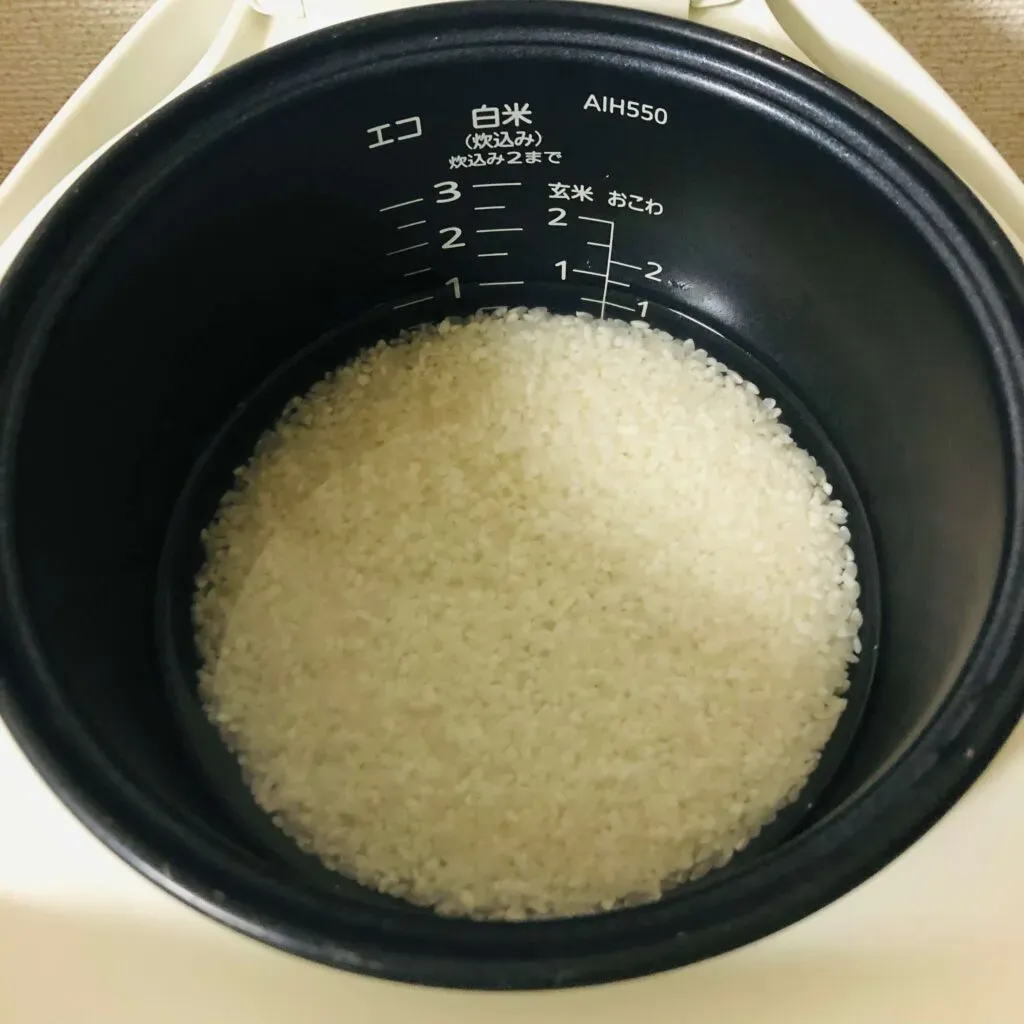 とうもろこしごはんの調理工程