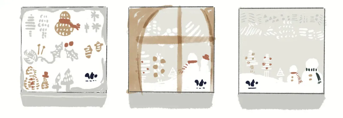 スナックミーのクッキー缶のパッケージデザイン