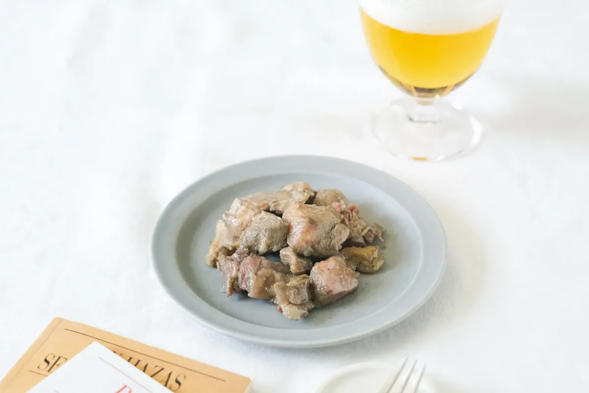 アップサイクルのおつまみ『Up 炭火焼もも肉』