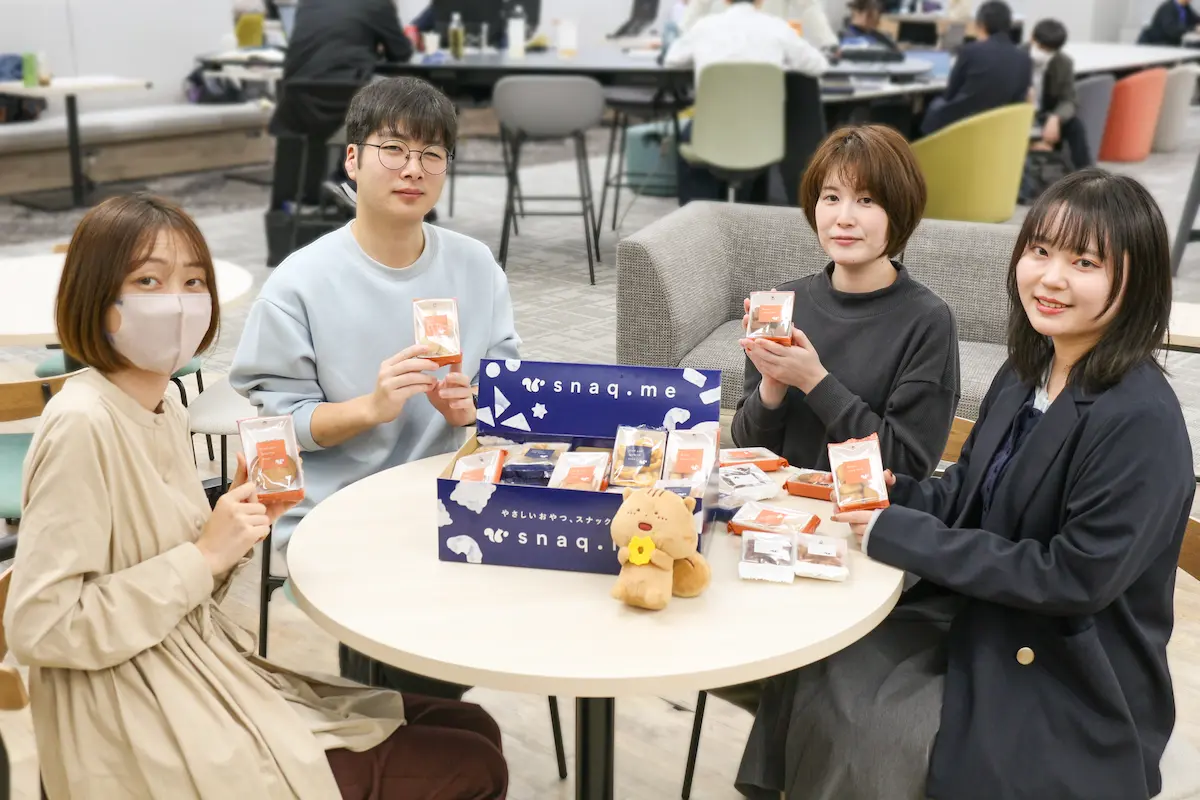 『株式会社データサービス』さまのスナックミーオフィス導入取材風景