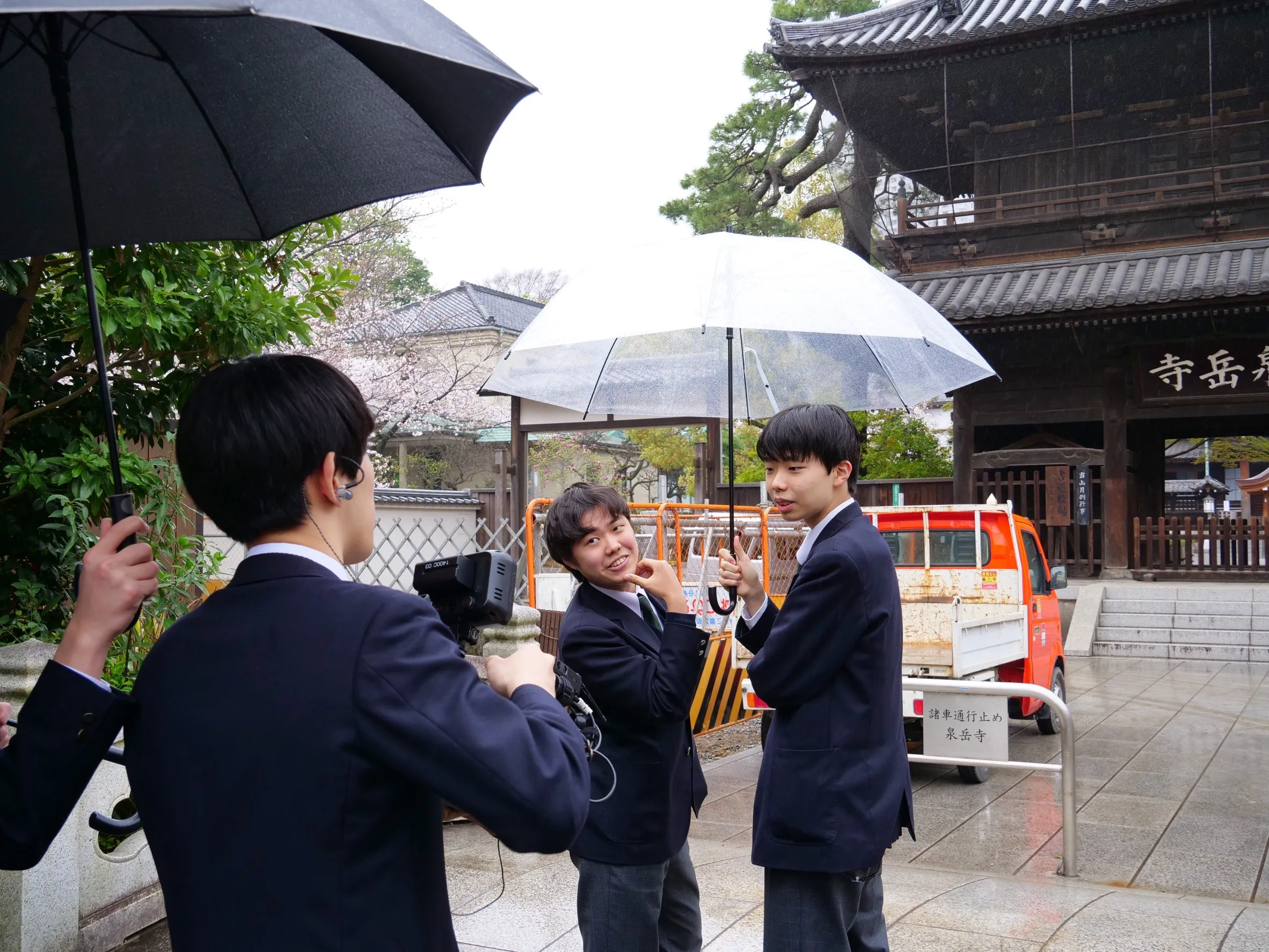 高学祭周辺紹介動画 撮影風景