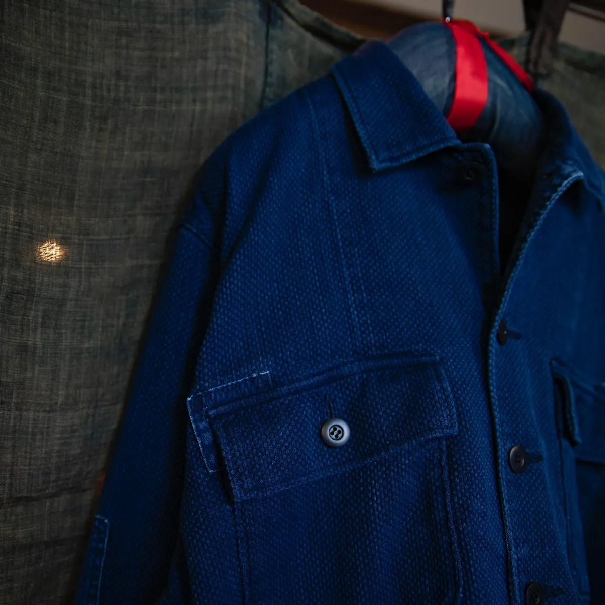 トップス sachi Sashiko Type-2 Jacket in Indigo – Blue Owl Workshop
