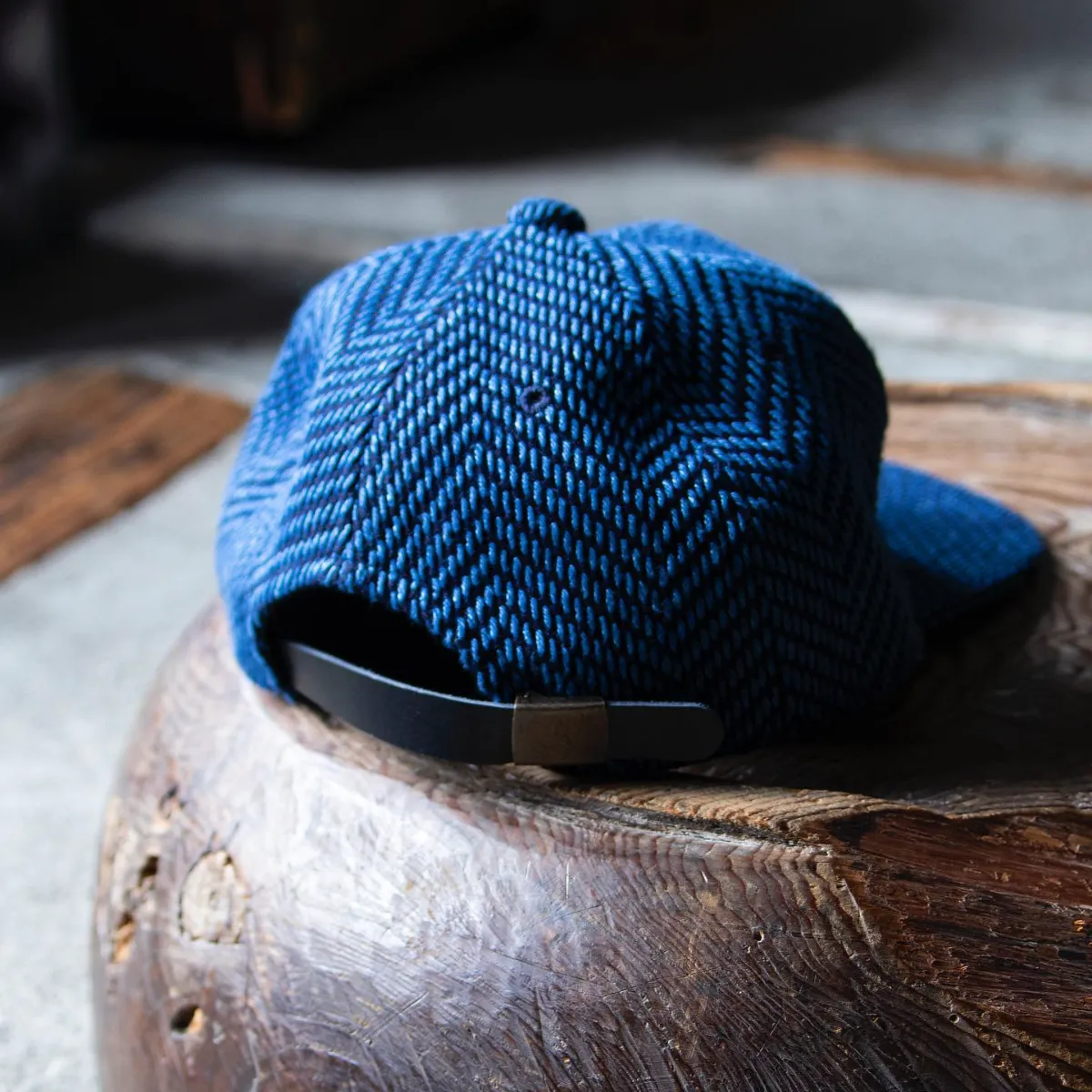 Japanese Indigo Dye Sashiko Reversible Handmade Fisherman Hat