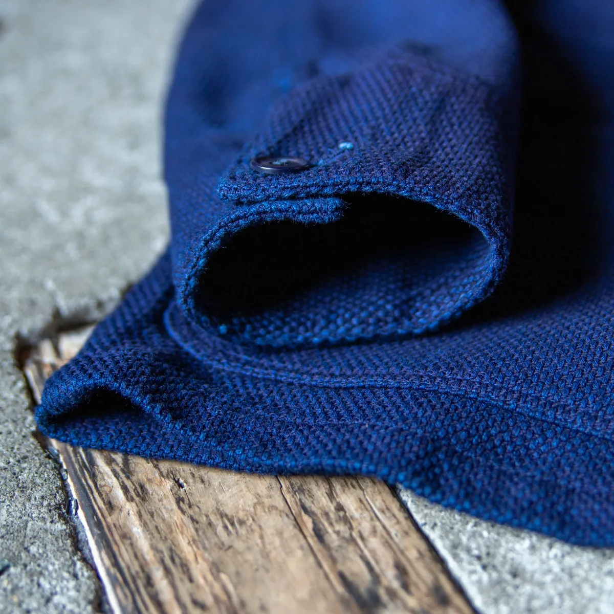 Honnai Light Sashiko” Chore Coat - BLUE BLUE JAPAN