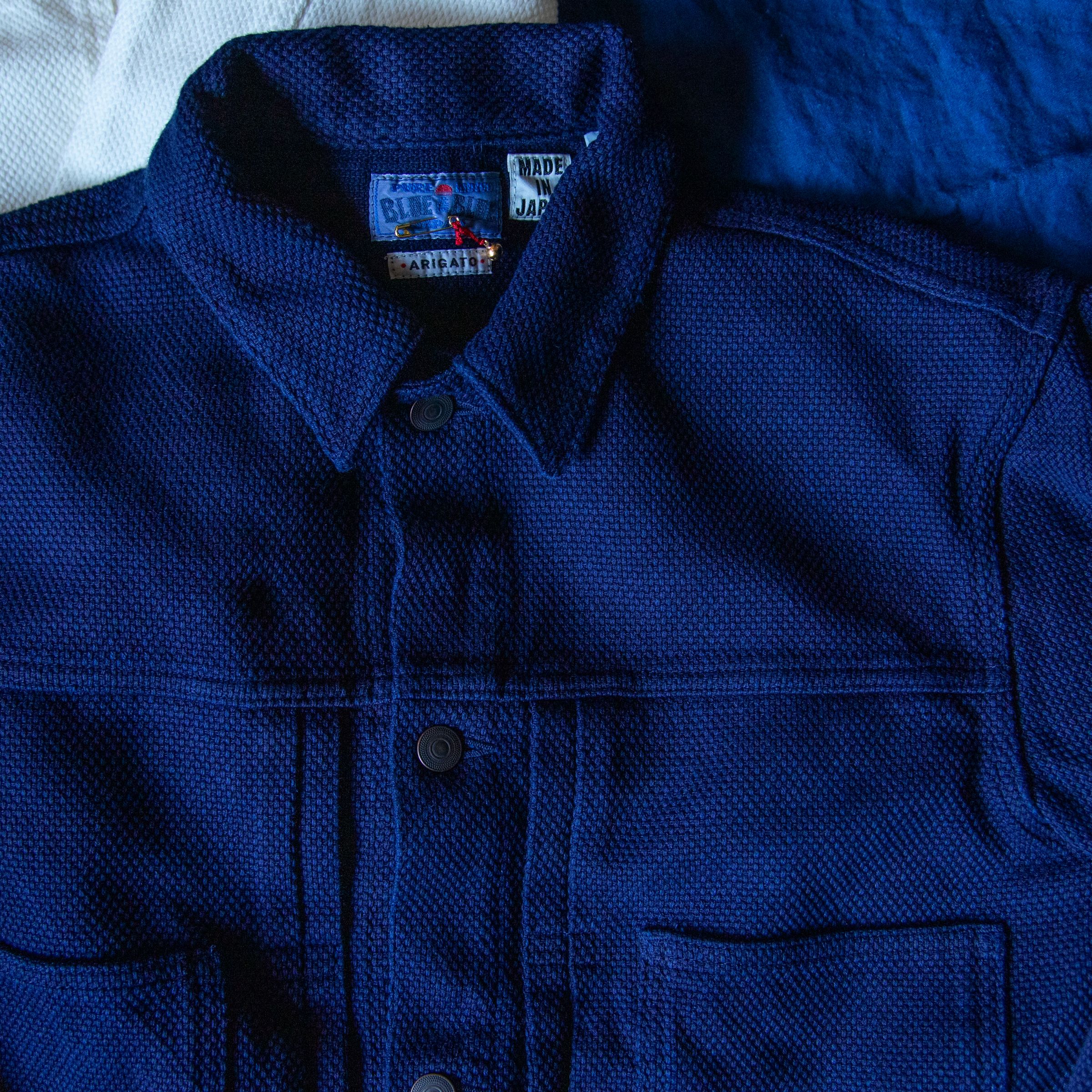 Honnai Light Sashiko” Trucker Jacket, ”Kotsubu Sashiko Honnai Light Sashiko” Trucker Jacket, ”Kotsubu Sashiko