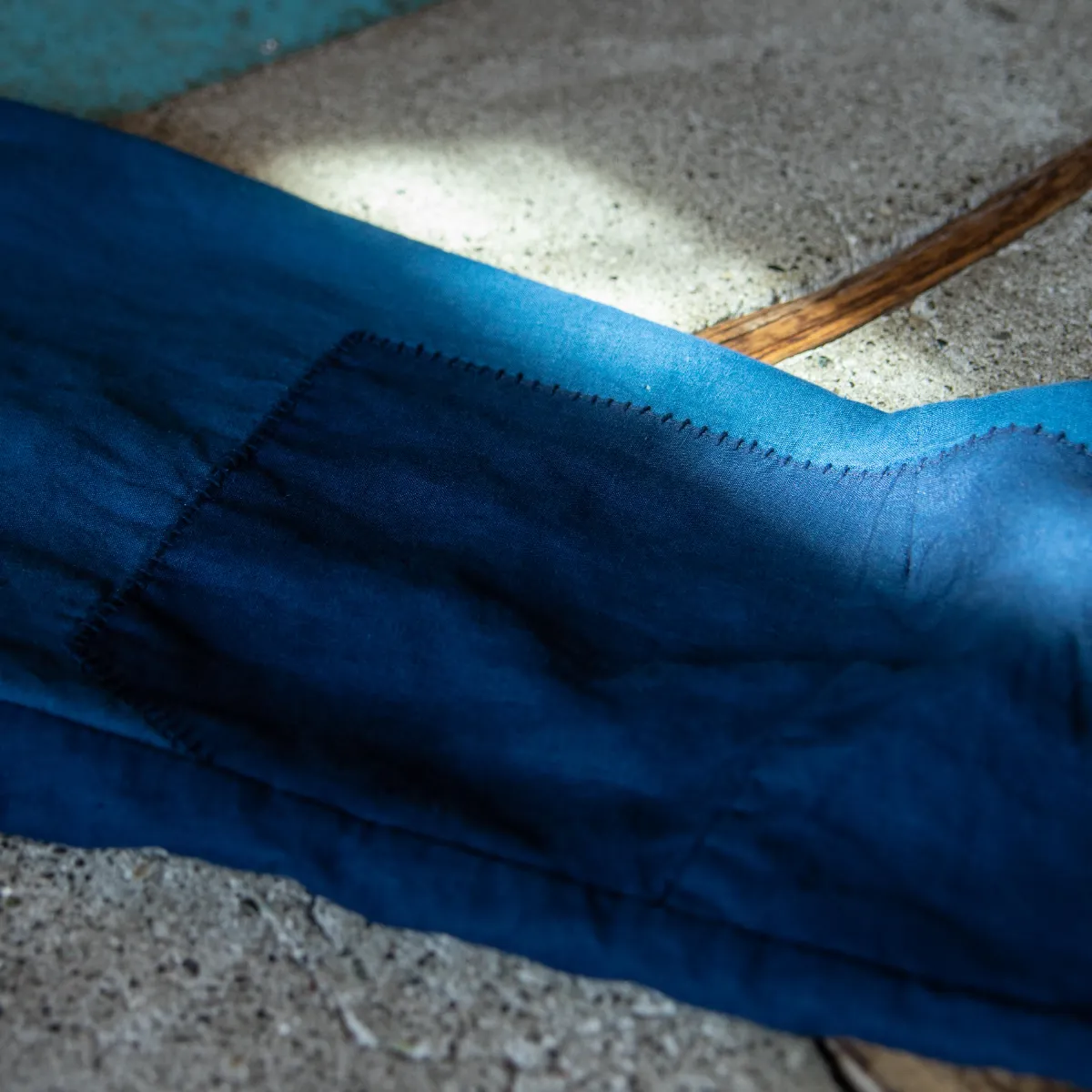 インディゴリネン ノラパンツ - BLUE BLUE JAPAN | ブルーブルージャパン