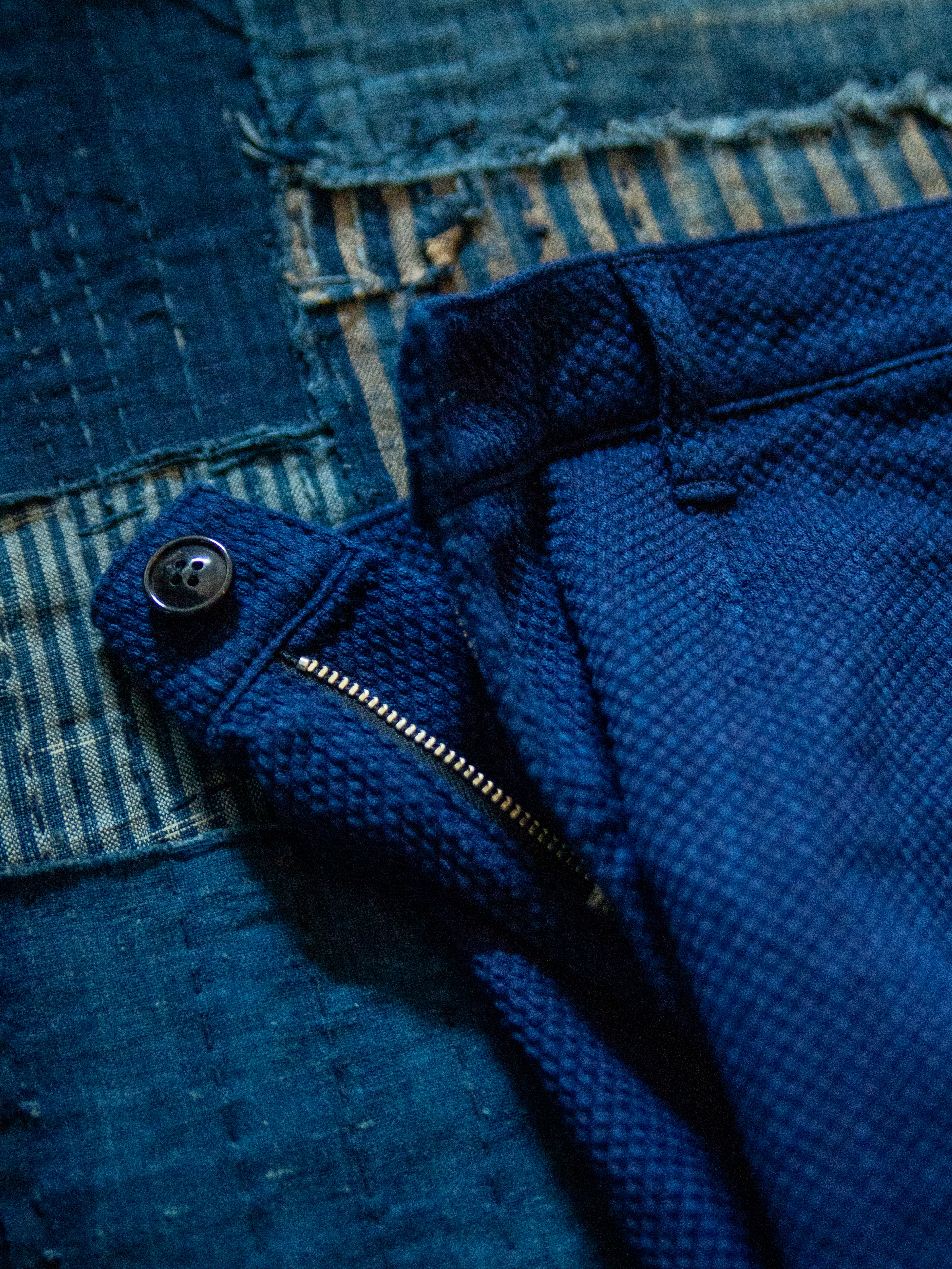 BLUE BLUE JAPAN  カセゾメサシコ ベスト KASEZOME SASHIKO SERIES｜BLUE BLUE JAPAN | ハリウッドランチ