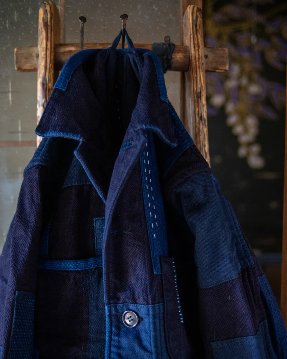 BLUE BLUE JAPAN ホンアイサシコ 刺子ユーズドカバーオール ホンアイサシコ ユーズド カバーオール - BLUE BLUE JAPAN | ブルー