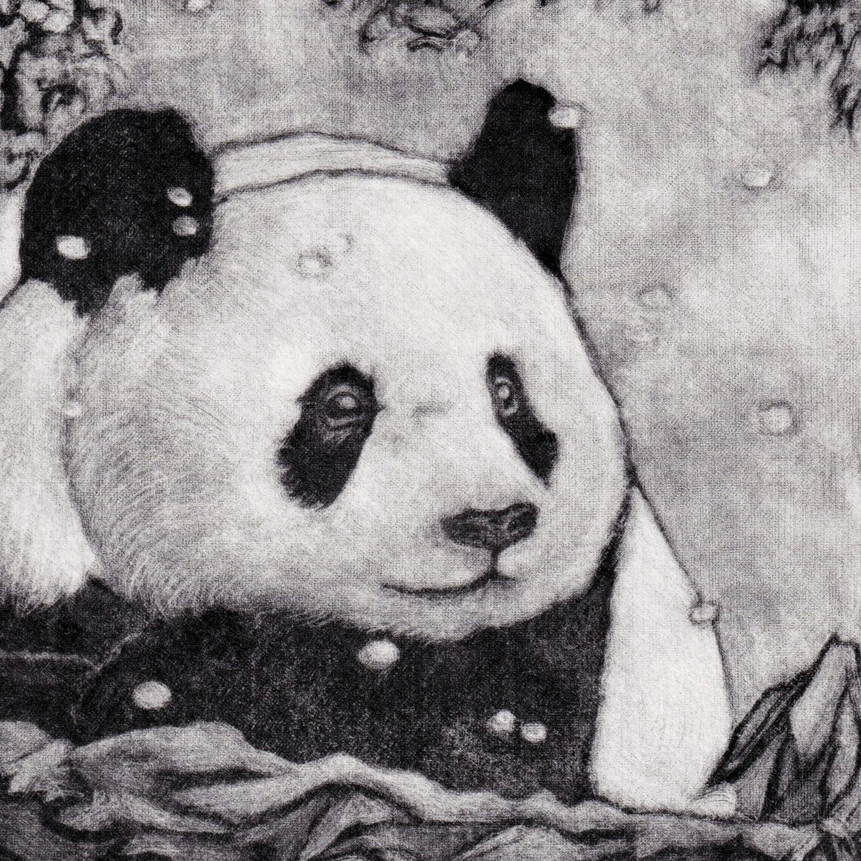 メゾチント　vintage Art Mezzotint - メゾチント（銅版画）