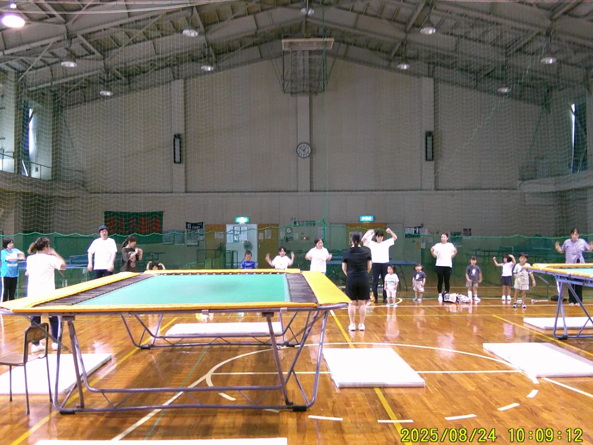 8月24日親子トランポリン開催しました！