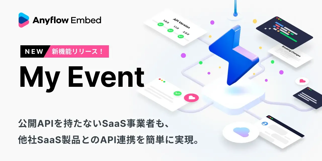 Anyflow Embed、公開API不要で他社SaaSとの連携が可能に | Anyflow