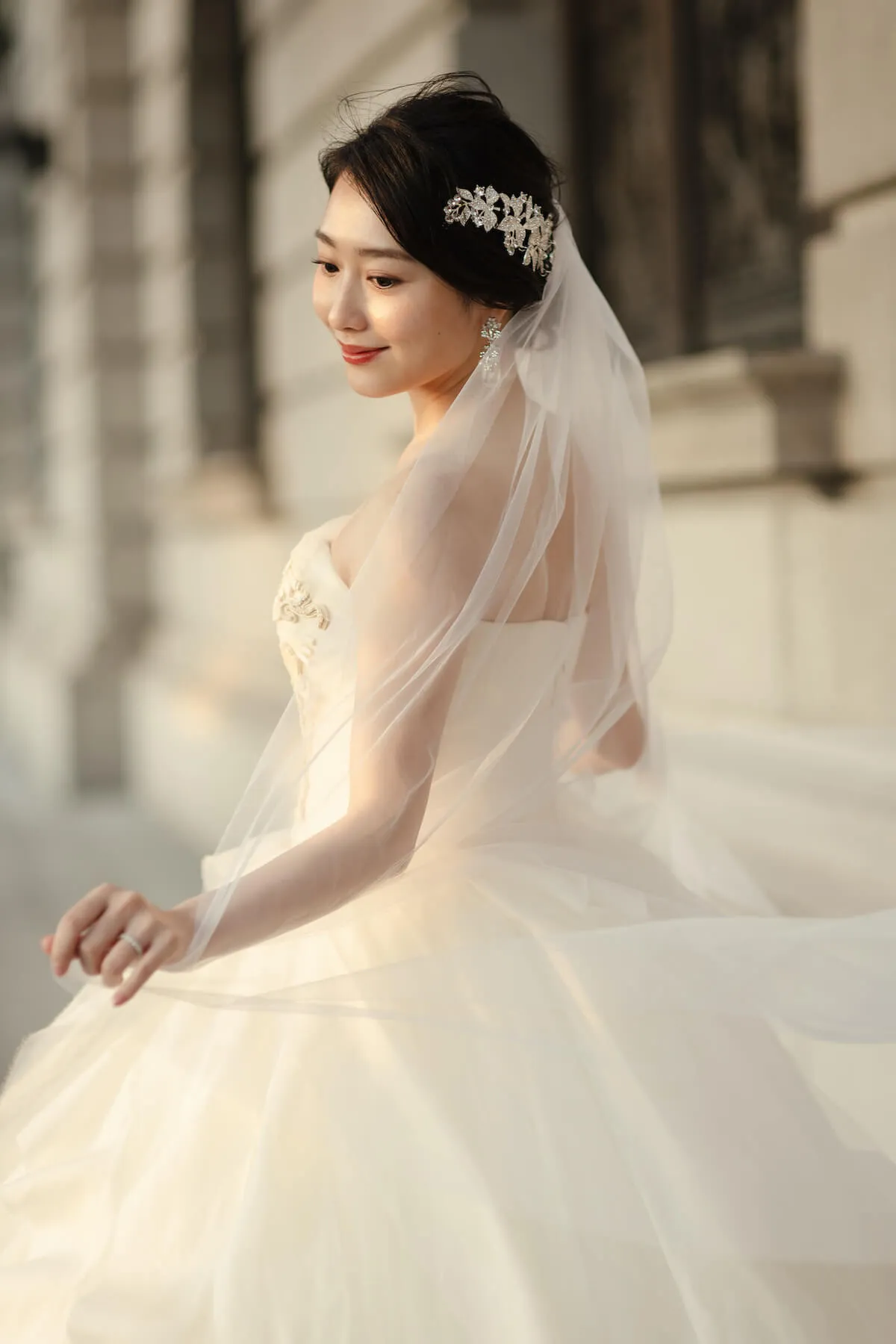 VERA WANG 2段ベール-