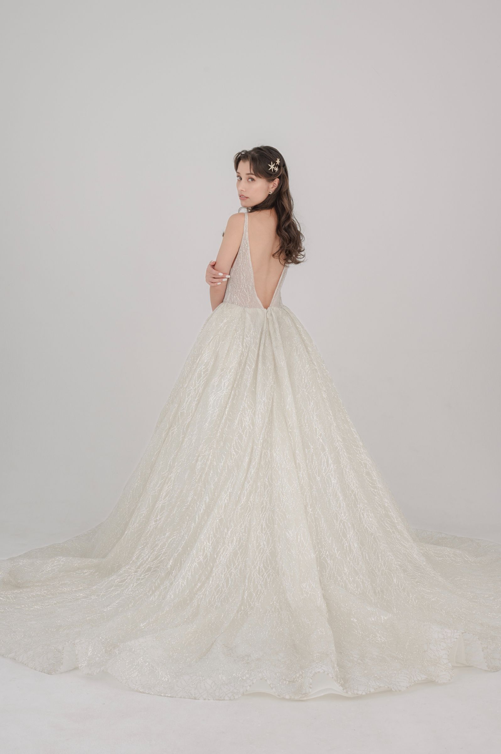 Lazaro3662 (ラザロ3662) グリッタードレス Lazaro 3662 - Size 10 – Luxe Redux Bridal