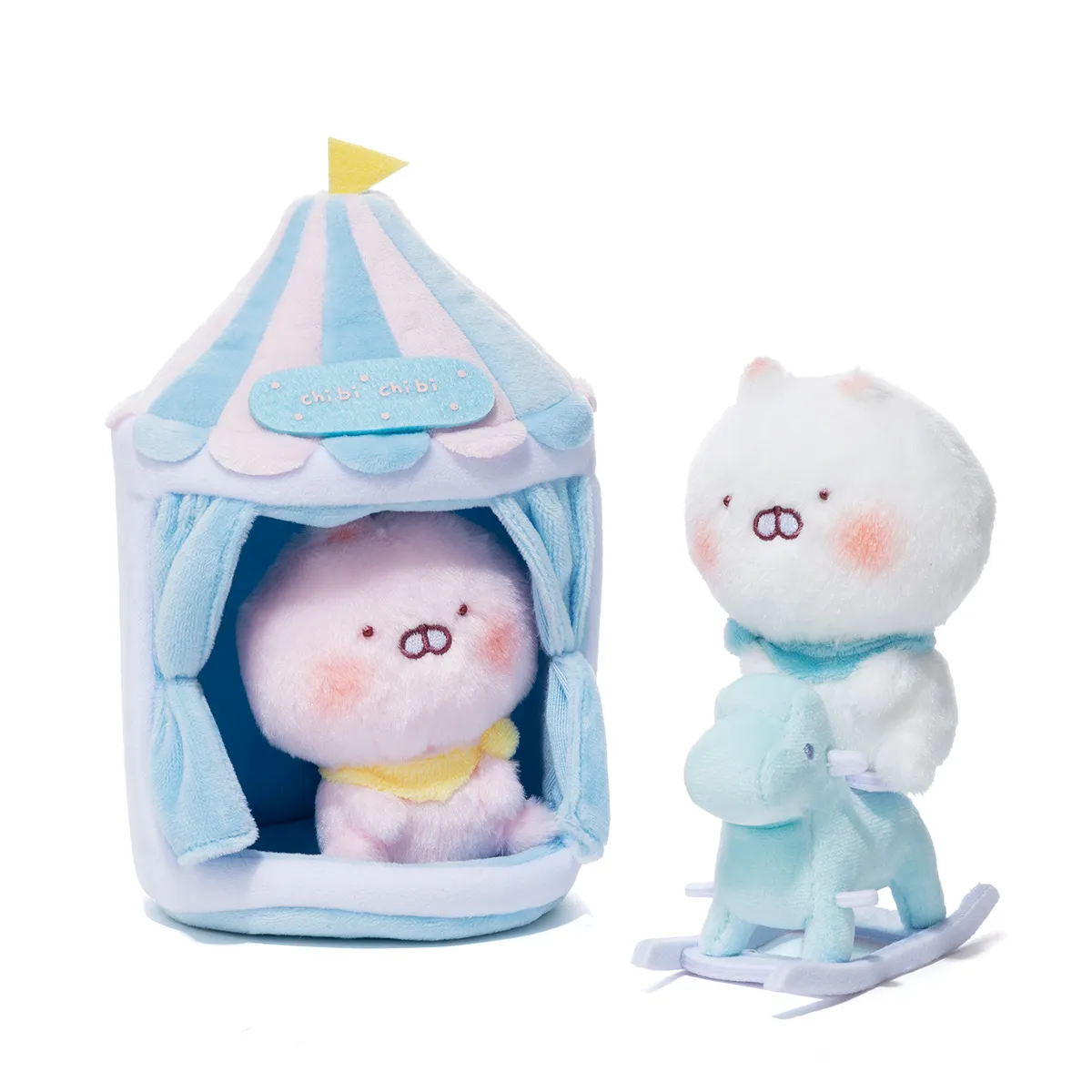 入園入学準備グッズ♡4点セット♡うさぎシルエット✖️イエロー♡ラスト1セット うさぎやペットのシルエット入りグッズをカンタンにオーダー