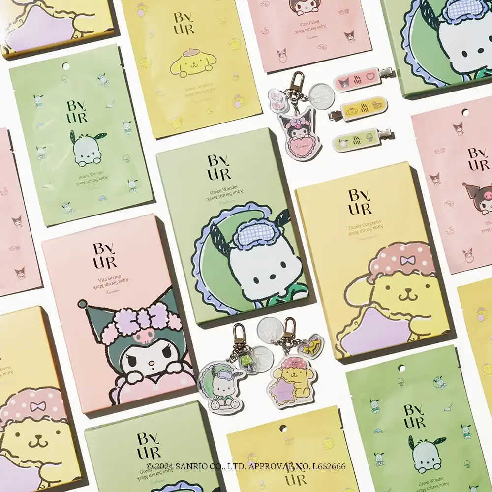 韓国限定　サンリオコラボ　リトルミミ　クロミちゃん　ポムポムプリン 韓国人気ブランド×サンリオコラボがアツい♡かわいい限定商品を