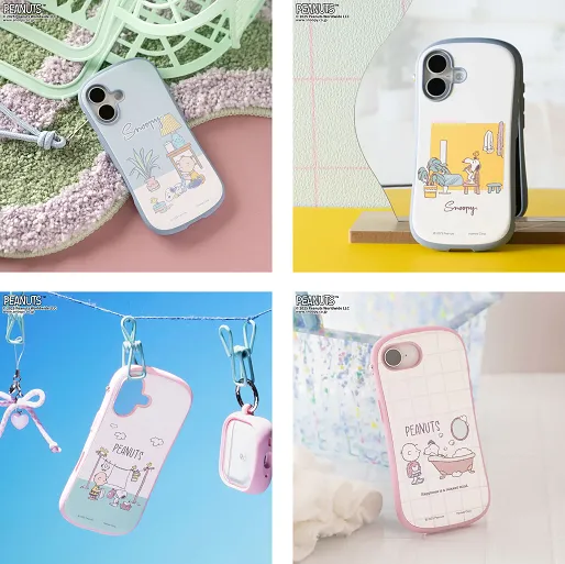 ふんわりパステルカラーがかわいい 「PEANUTS」の新デザインの