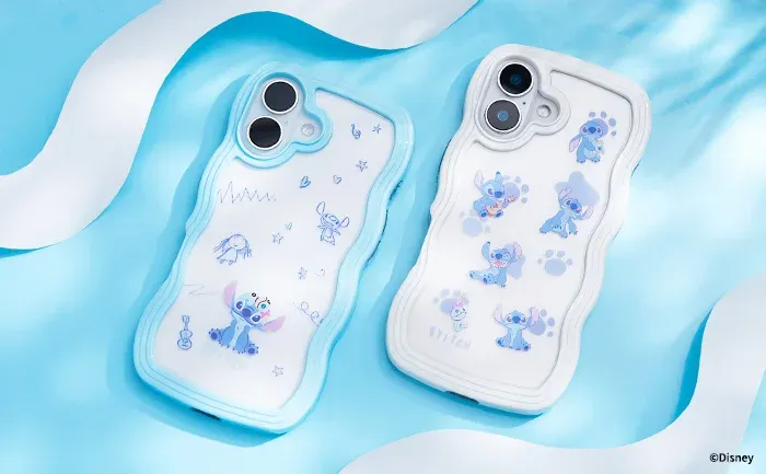 ウェーブフレーム型スマホケースから「スティッチ」の新デザイン