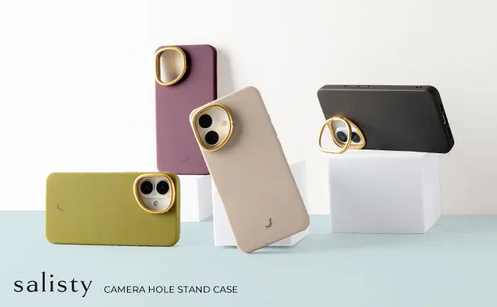 salisty」から今どき機能を備えたスマホケース新登場シリーズ初