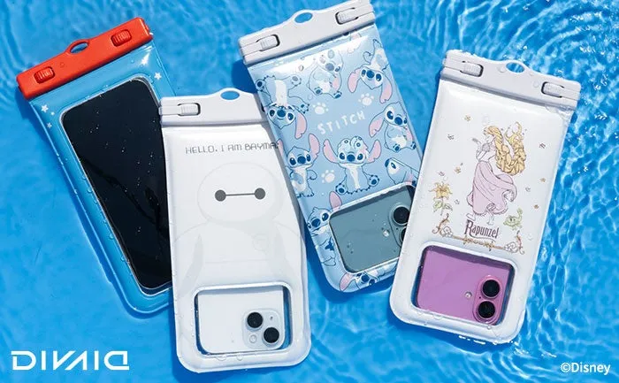 DIVAID（ディバイド）」の防水ケースから「ディズニー