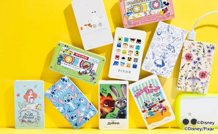 ディズニー＆ピクサーキャラクター」新デザインの5000mAhモバイル充電