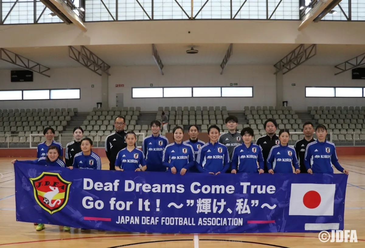 上品な DEAF（デフ）サッカー JDFA（日本ろう者サッカー協会）日本代表 実使用、サイン入りウエア