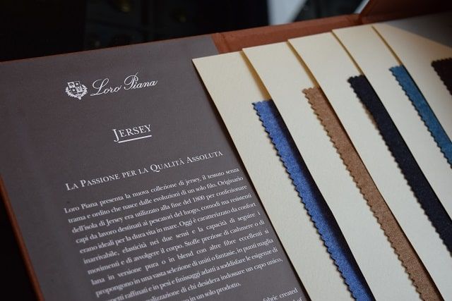 Loro Piana - ロロ・ピアーナ』最高級“Jersey”生地入荷 Loro Piana - ロロ・ピアーナ』最高級“Jersey”生地入荷