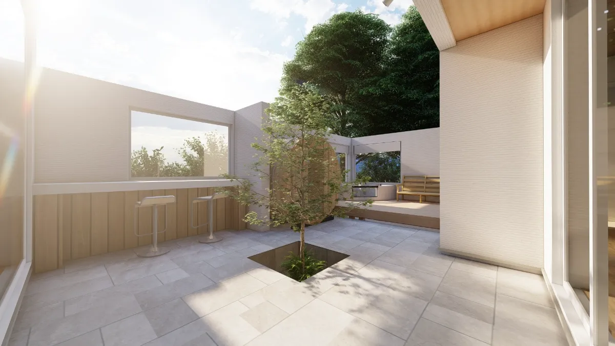 建築パース エクステリア