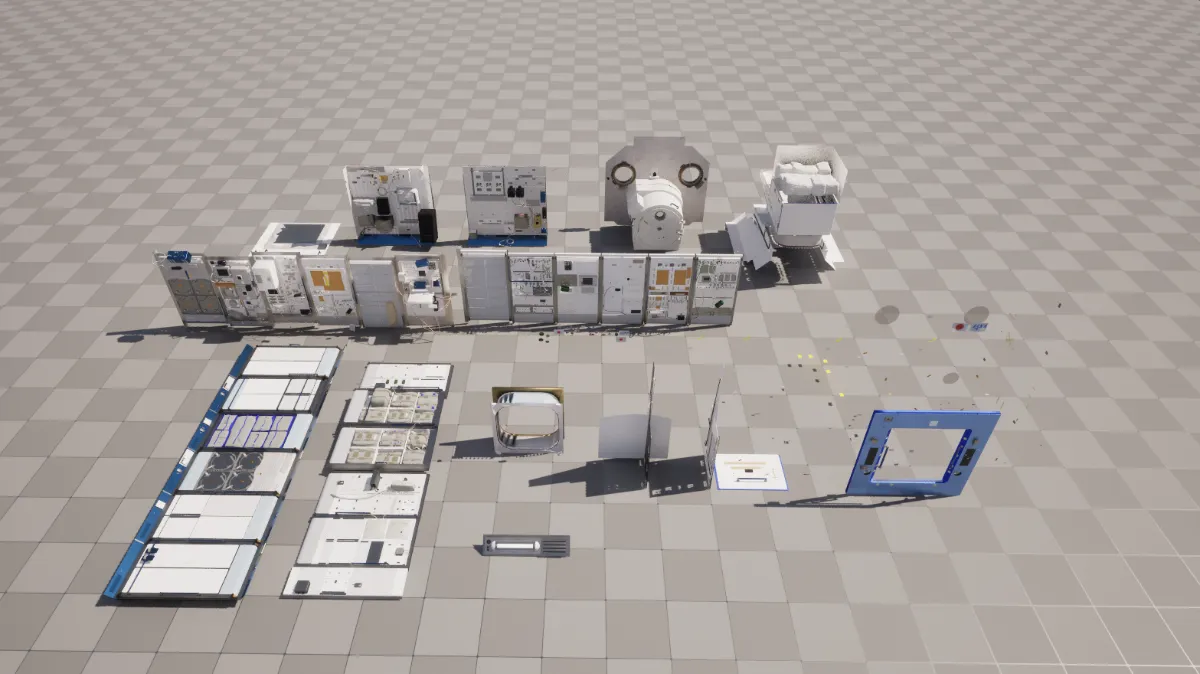 スペースデータ、「バーチャル国際宇宙ステーション(ISS)」の スペースデータ、「バーチャル国際宇宙ステーション(ISS)」の