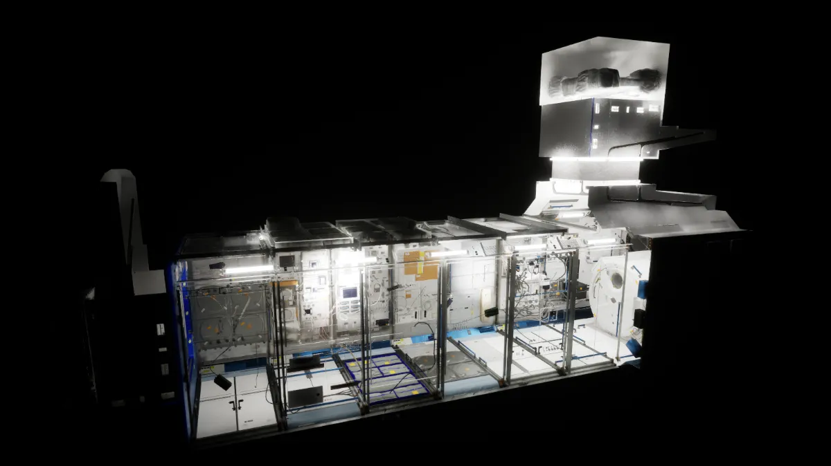 人類の夢と希望 　　　宇宙 スペースデータ、「バーチャル国際宇宙ステーション（ISS）」の