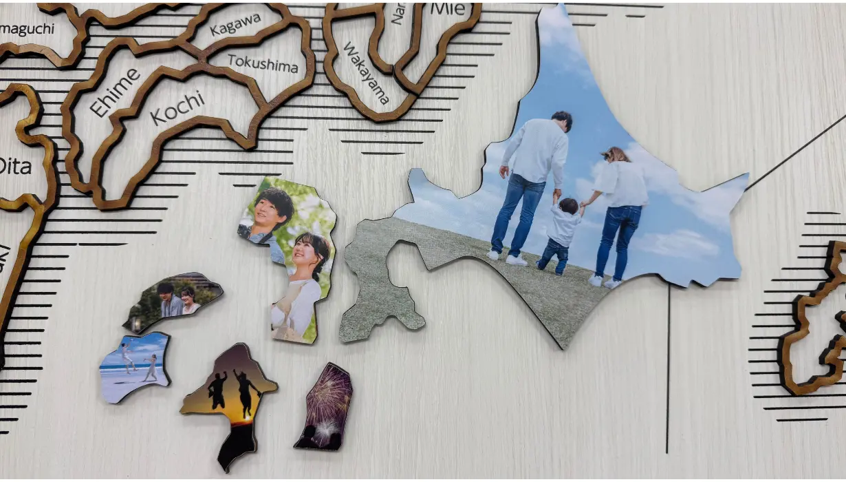 くらしなごやか トラベラーマップパズル【日本地図】 旅の思い出で完成