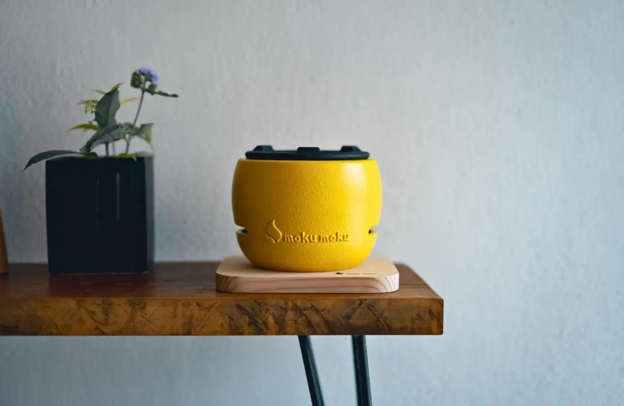 一人で炭火焼きも！灰の手間がいらない「現代版の火ばち