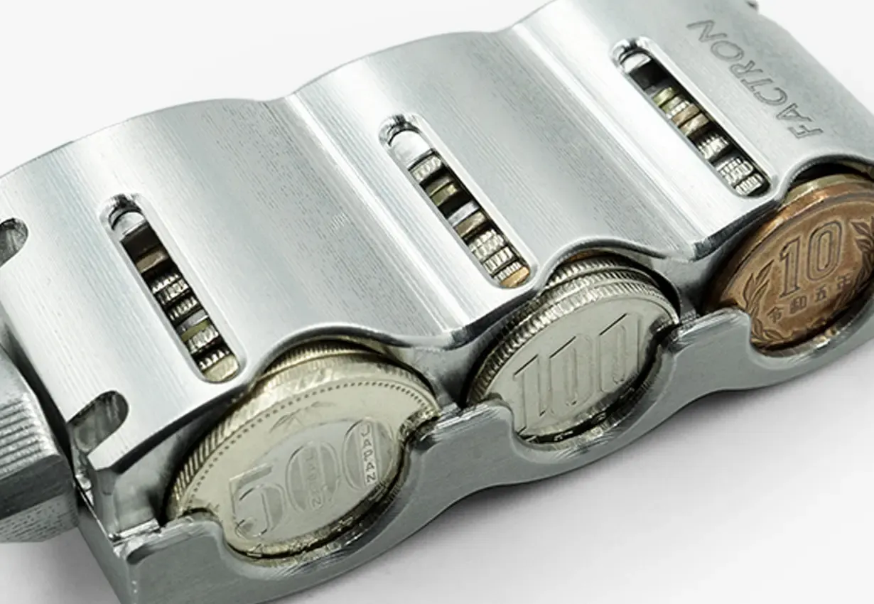 意外とまだある「硬貨の出番」をスマートに。シャキッと出し入れ