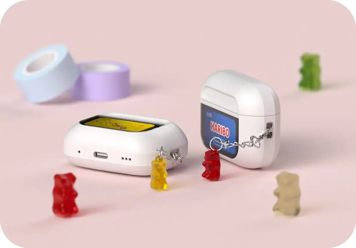 今度の「HARIBOデザイン」は、ワイヤレスイヤホン