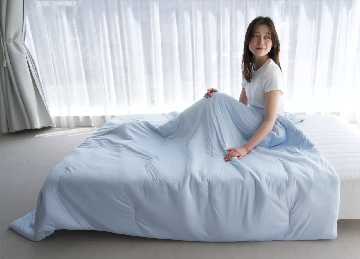 しまむら 極上のひんやり！暑い季節を快適に乗り切る「超COOL」の寝具・インテリアがバージョンアップして新登場！４月２７日(水)発売！！ |  株式会社しまむらのプレスリリース クールな夏の夜の気候コントロールはダブルベッドで4つのシーズンです-200x230cm 3000g_紫色の灰色