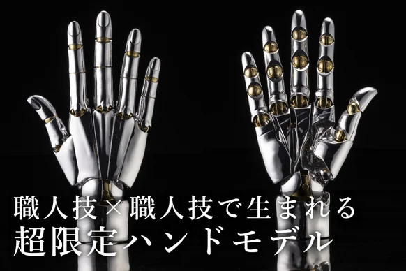 ハンドモデル✨リアルな両手 3億5,000万円売れた「究極のハンドモデル」ついに両手がコンプリート