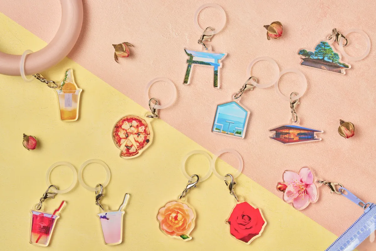 ECONECOさん キャンバスアートバタフライローズ ACAO FOREST