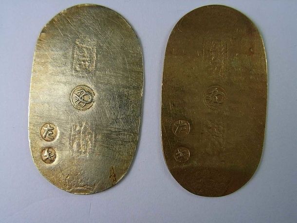 江戸小判四種類 江戸時代に発行された小判の買取相場・価値 | 古銭価値一覧