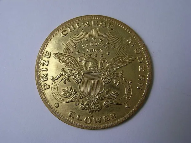 偽物情報] 20ドル金貨 女神頭像の模造品（1828の刻印） | 株式会社