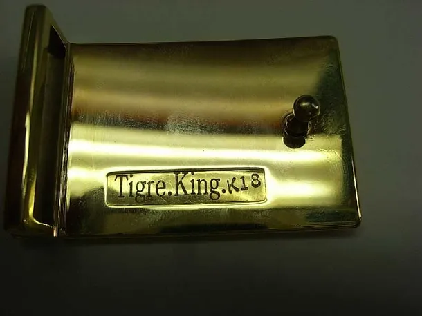 偽物情報] K18刻印タングステンバックル | 株式会社ネットジャパン