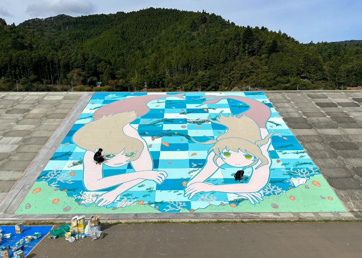 絵画 402 油絵/風景/東京/浜/海/六本木/P15号 Town of Light and Water Ⅱ (光と水の町Ⅱ)