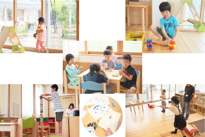 施設の中を自由に行き来する、放課後等デイの子ども達。この地域に、あたり前に暮らし続けられるようにの画像