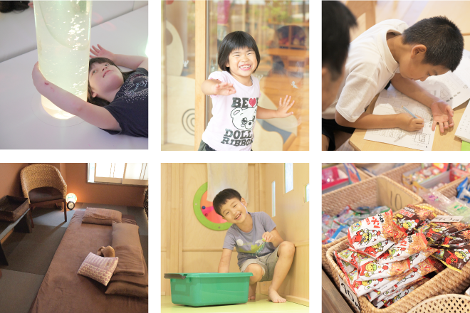 子ども達は、広い施設内のどこで過ごしてもいいの画像