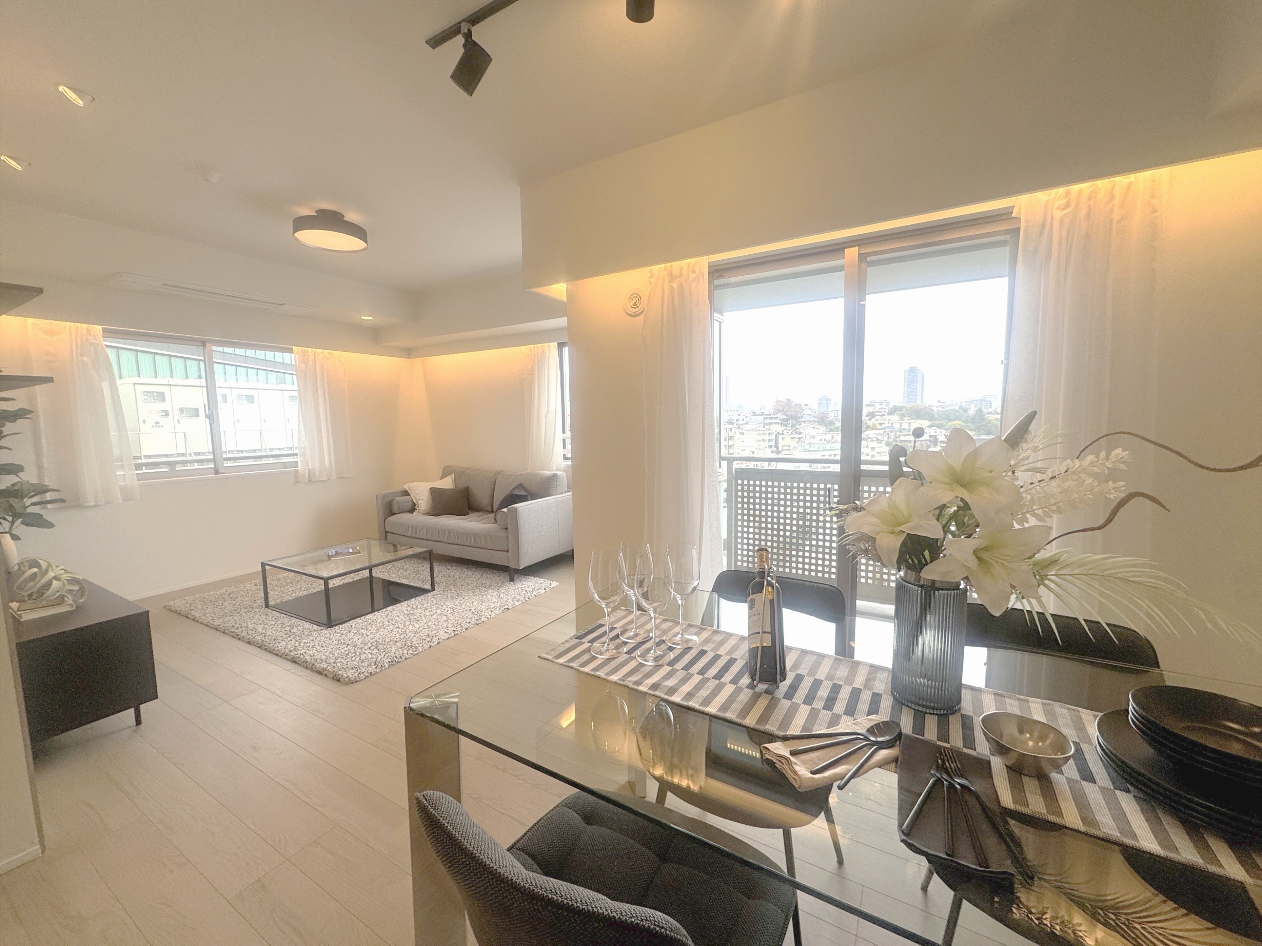 ソプラタワーのリビング1