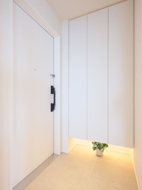 ワテラスタワーレジデンスの玄関