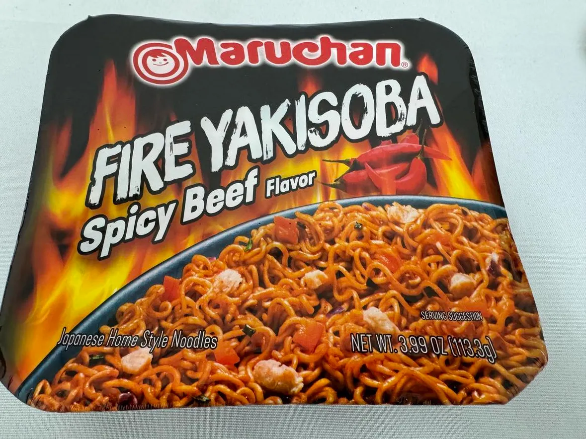 インスタント焼きそばの日米比較