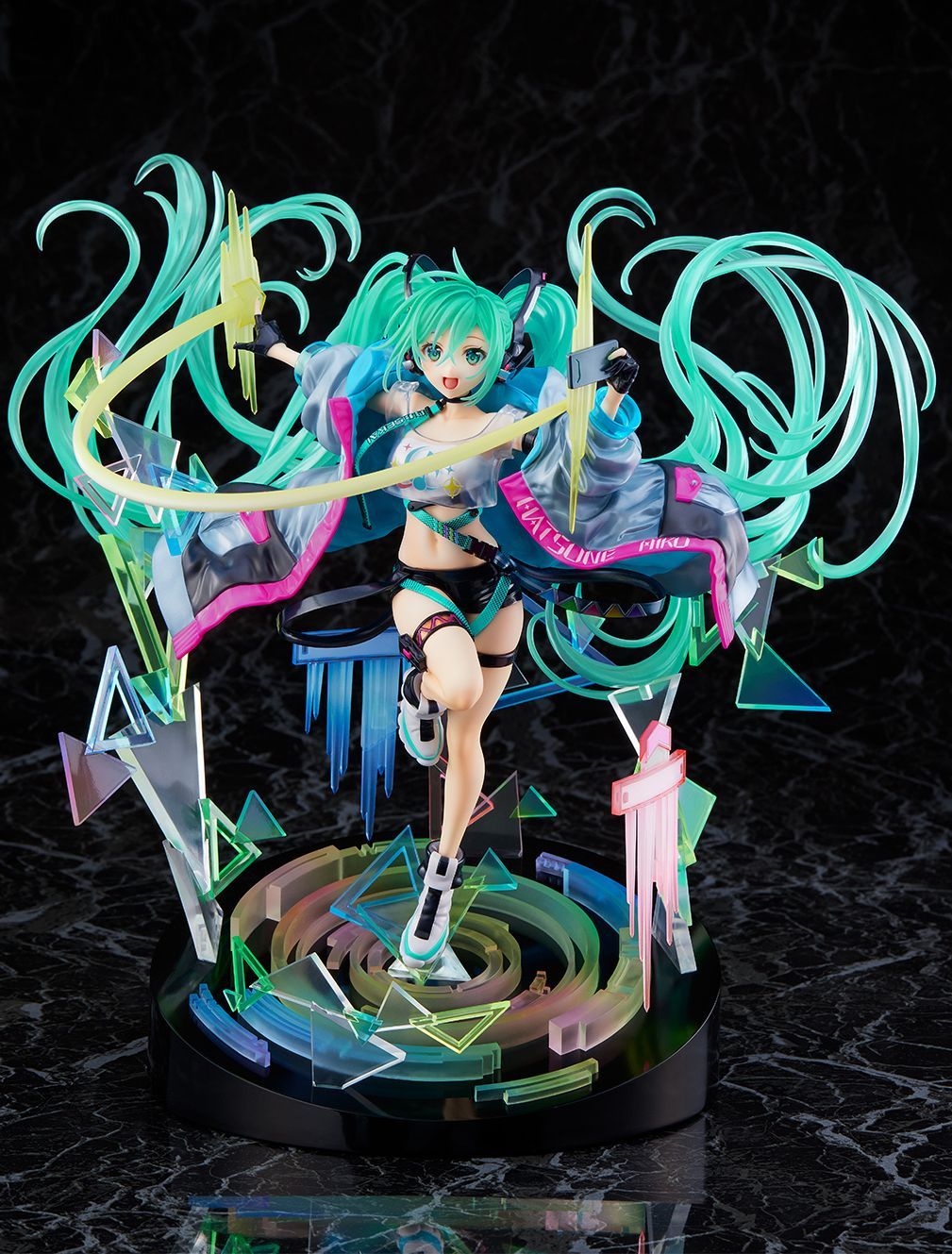 初音ミク RAGEプロジェクトセカイ2020Ver 渋谷スクランブルフィギュア商品確認の為輸送箱のみ一度開封