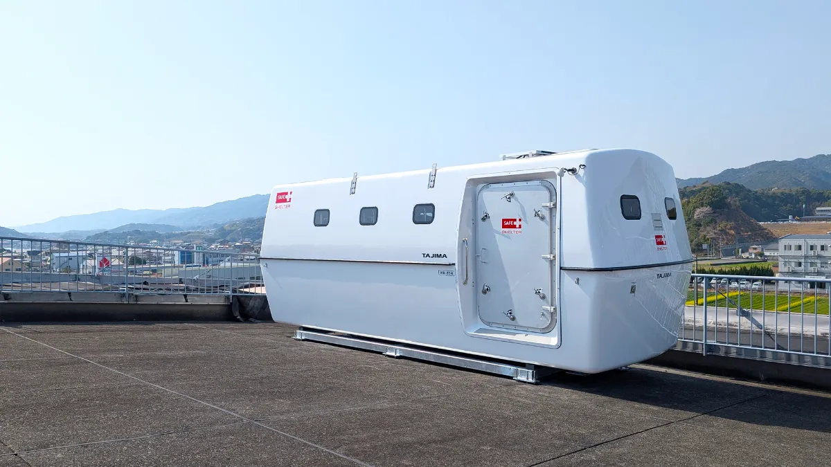 高知県宿毛市（自治体） ｜浮揚式津波洪水対策用シェルター｜防災事業