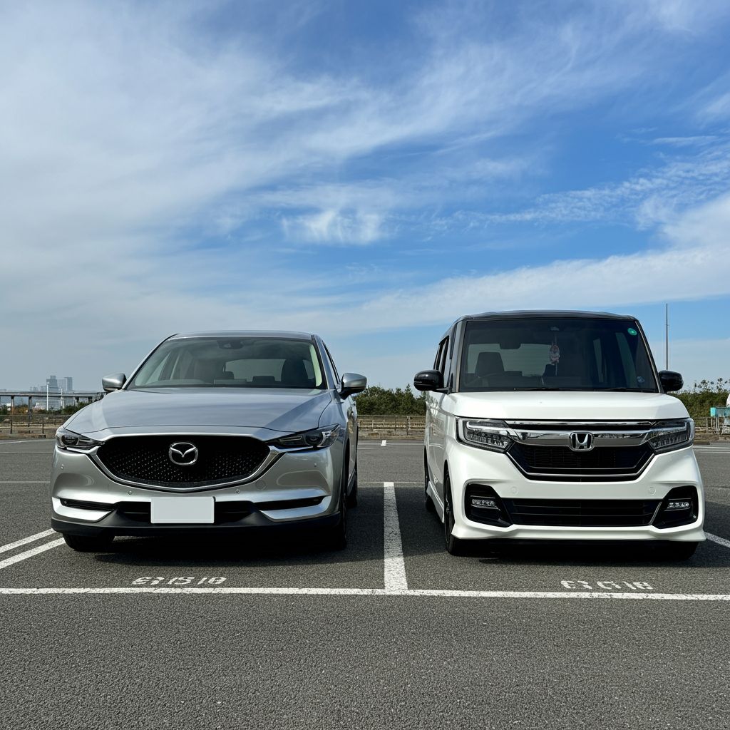 マツダ CX5とホンダ N BOX