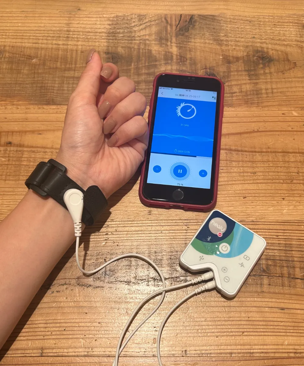 心と体が軽やかに。新メニュー「周波数セラピー」を先取り体験②