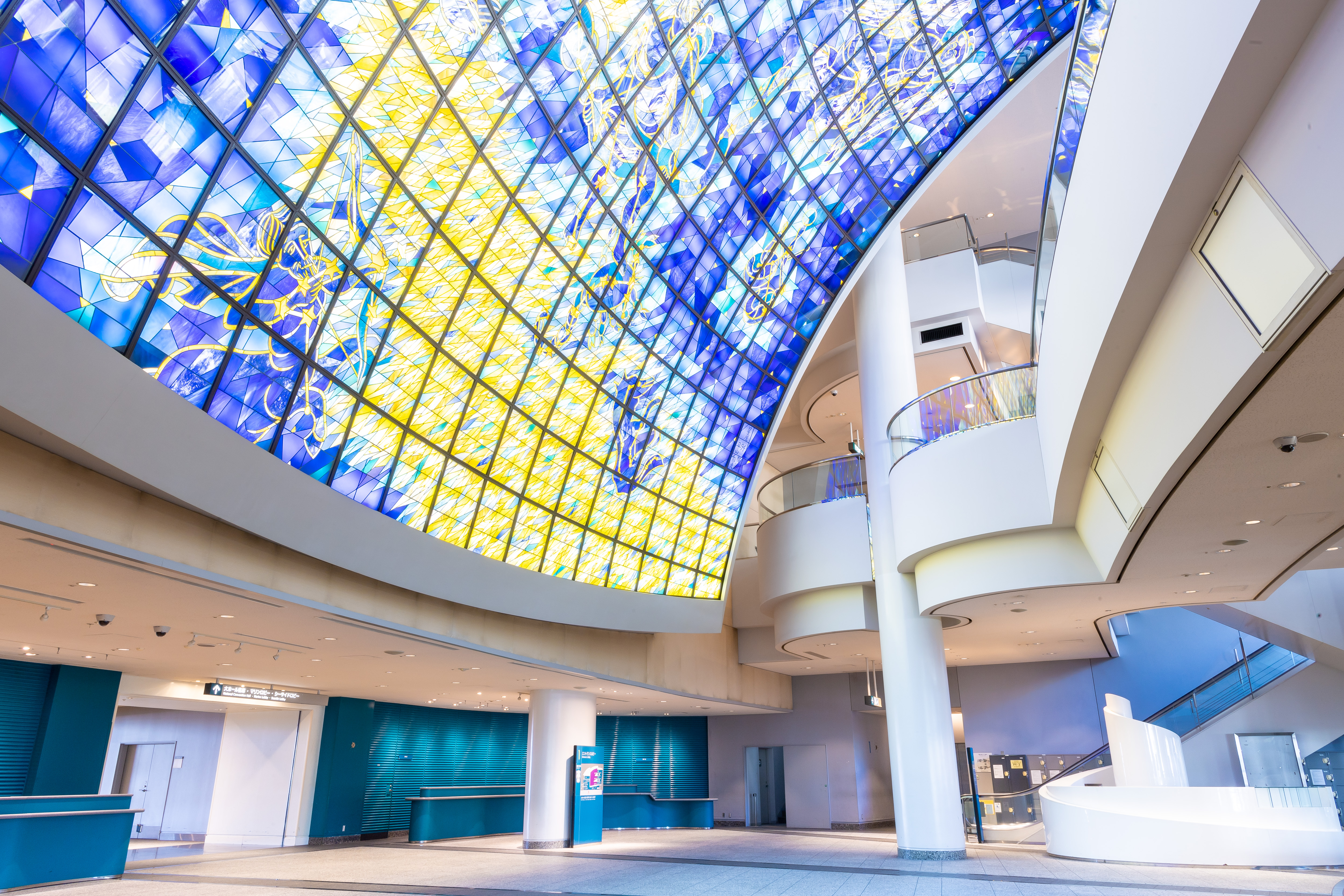 トーマス・キンケード ヴィンテージ ステンドグラス 信仰の橋 特大 八